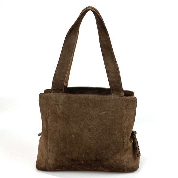 CHANEL Handbag tote CC suede brown - Picture 3 of 14